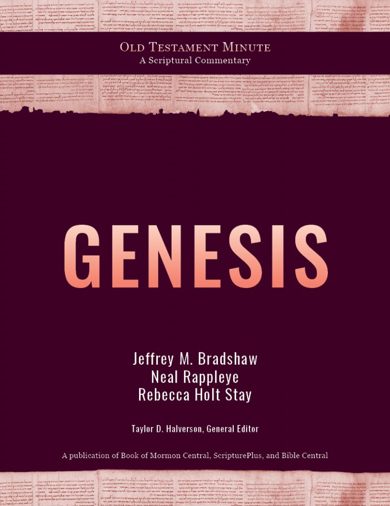 Cover of the Old Testament Minute: Genesis by Jeffrey M. Bradshaw.