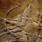 Detail of an alabaster bas-relief of Ashurbanipal II's lion-hunt scene. 7th century BC. From the North Palace at Nineveh, in modern-day Nineveh Governorate, Iraq. The British Museum, London. Picture by Osama Shukir Muhammed Amin FRCP(Glasg