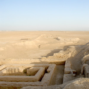 Uruk archaeological site at Warka, possibly the location of ancient Erech. Photo by SAC Andy Holmes (RAF)
